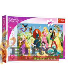 TF Prințese adorabile. Prințesele Disney, 100 elemente